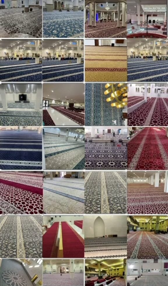 موكيت مساجد فاخر - مفروشات وأرضيات السريع بالرياض موكيت مساجد بجودة عالية من مفروشات وأرضيات السريع بالرياض
